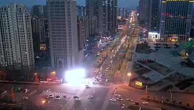 4K延时航拍城市夜景视频的预览图